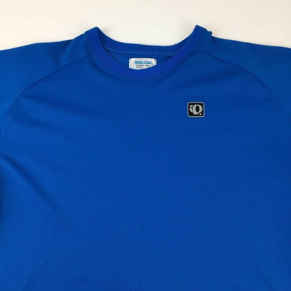 Pearl Izumi Mens Activewear Pullover Top Shirt Royal Blue Crew Neck XXL